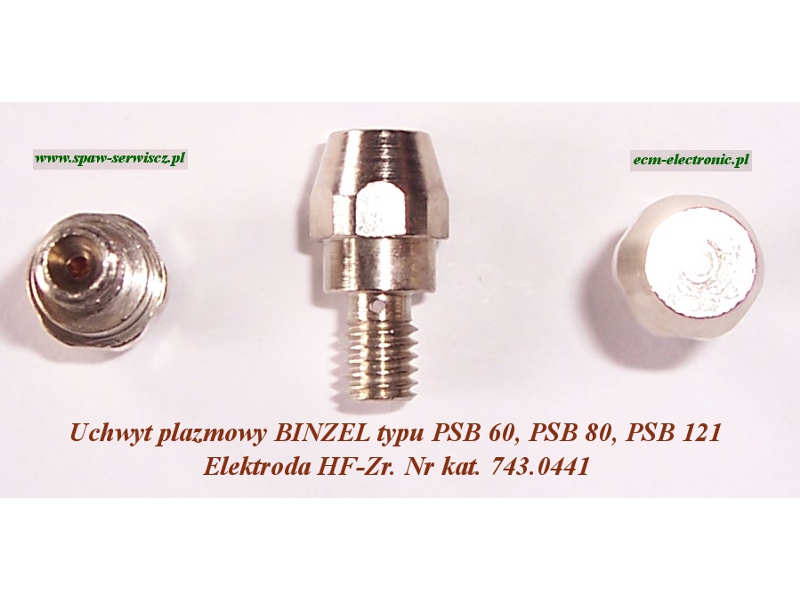 Elektroda HF-Zr palnika uchwytu PSB-60/80/121 BINZEL 743.0441